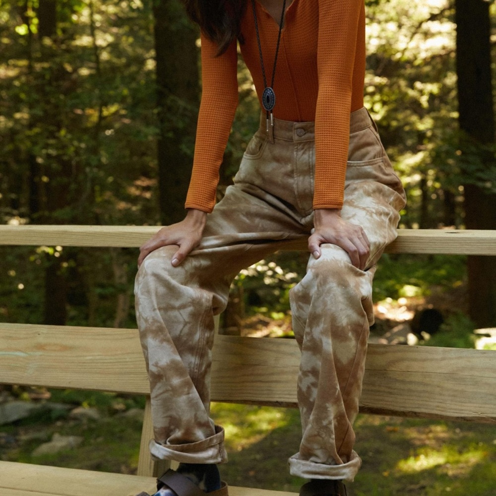 Urban Outfitters BDG brown tie dye jeans - Picture 3 of 9